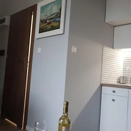 Uroczy Apartament Happy 01 Z Widokowym Tarasen Na Dachu - Tuz Przy Plazy !!! Apartment *